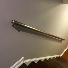 Metal handrails