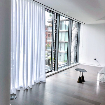 520 West 28st – Pinch Pleat Sheers and Shades