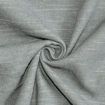 Dusty Blue Linen Fabric By The Yard, 3 Yards For Curtain, Dress Wholesale
