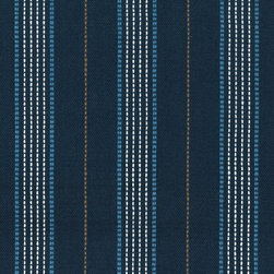 ROTH & TOMPKINS TEXTILES - Warren Fabric, Cobalt, 54''x36'' - Upholstery Fabric
