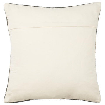 Freja 20 Pillow, Charcoal/Brown