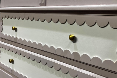 Wardrobe Upcycle for Girl's Bedroom
