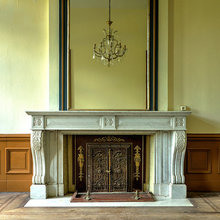 Georgian Revival Manor - Fireplace
