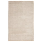 Jaipur - Jaipur Living Basis Handmade Solid Light Gray Area Rug 9'X12' - This sleek hand-loomed area rug boasts a lustrous tone-on-tone light gray colorway with texture-rich stripes creating a ridged high-low feel. In a soft combination of wool and viscose, this neutral accent lends versatile style to modern homes.