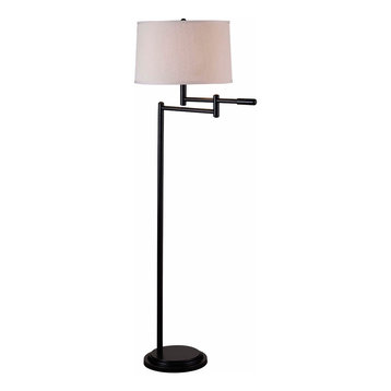 swing arm floor lamp with 3 way bulb