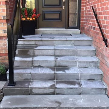 Square cut Flagstone - Porch, Steps, Railing