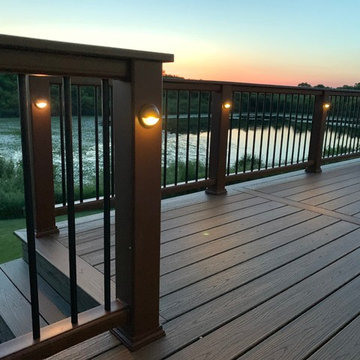 Trex Transcend with Trex deck lighting