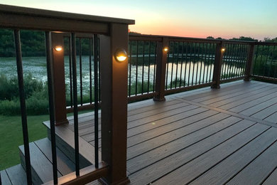 Trex Transcend with Trex deck lighting