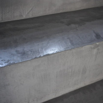 sol & esclaiers en béton ciré