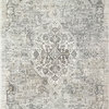 Dynamic Rugs Zen  Polyester Area Rug Gray 7.10X10.10