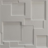 Gomez EnduraWall Decorative 3D Wall Panel, 19.625"Wx19.625"H, Smokey Beige