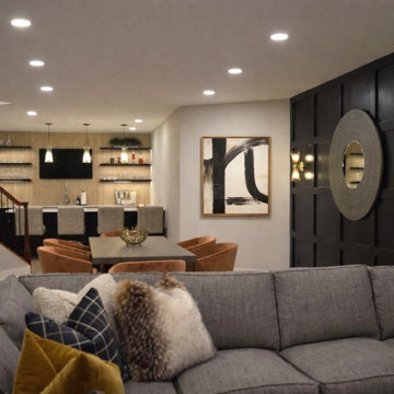 Speakeasy Inspired Basement Remodel Gainesville, VA