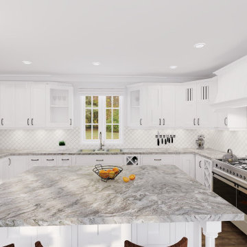 Fantasy Brown Marble Slabs Countertops