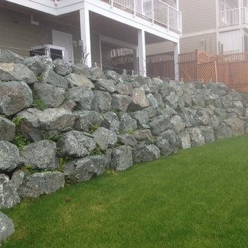 Rough Stacked Retaining Wall