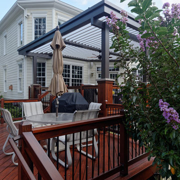 Oil Rubbed Bronze Equinox Adjustable Louvered Roof, Deck, and Patio