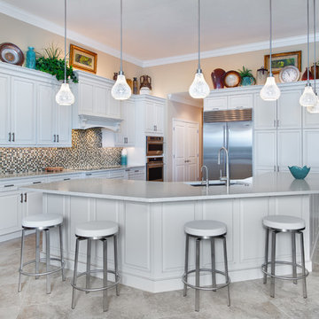 Classic White Kitchen Remodel in Bonita Springs, FL