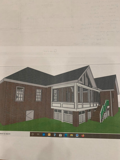 Need help with furniture layout to determine final room size