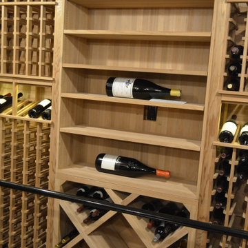 Double Level Wine Cellar in Amagansett, NY