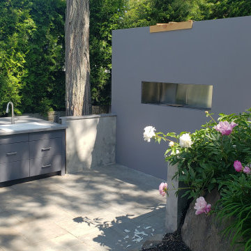Sprawling Grill Island attracts the neighborhood for a block party