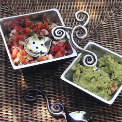 Forged Salsa Spoons (Set of 2) - Condiment Sets