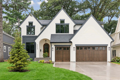 Transitional exterior home idea in Minneapolis