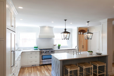Kitchen - small scandinavian kitchen idea in Atlanta