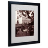 'Maison Catherine, Montmartre' Matted Framed Canvas Art by Kathy Yates