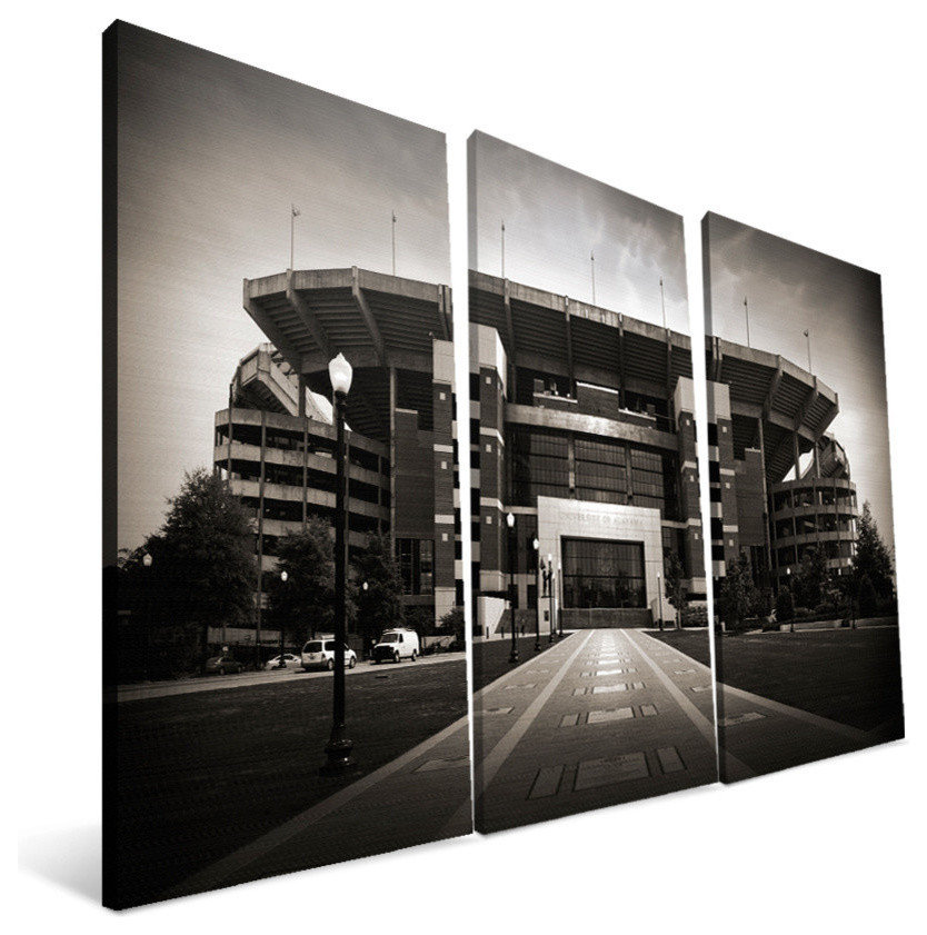 University of Alabama Crimson Tide Bryant Denny Stadium Canvas Print, 24"x48"