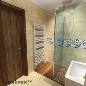 White Pebble Tiles mosaic—White pebble stone producer