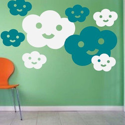 Happy Clouds - Wall Decals