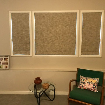 Inside Mount Roman Shades with Continuous Cords