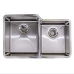 Miseno - Miseno MSS3221SR6040 32" Undermount Double Basin Kitchen Sink - 16 Gauge - MSS3221SR6040 Key Features: Stainless Steel Construction: Miseno sinks are constructed of 16-gauge, T-304 Stainless Steel. This is the same thickness and quality used in commercial kitchens and is guaranteed not to chip, crack or blemish. Sound Dampening: Cheap stainless sinks have one annoyance, they like to ring when bumped. A lot. Miseno sinks use a combination of rubber pads and sound absorbent acrylic undercoating that makes for a very quiet dishwashing experience. Satin Finish: Miseno stainless steel is finished to a fine satin luster that will keep your sink looking as good as the day you bought it. Fingerprints and water spots stay invisible, which makes clean up a snap. Multi-Basin Design: This sink features a double basin with a 60/40 split, providing increased versatility for any task. The offset basin style allows the faucet to be mounted to behind the smaller right basin, providing room for the larger left basin to extend farther back into the counter space than a standard split allows. Lifetime Warranty: Miseno kitchen sinks are covered by a Limited Lifetime Warranty on both finish and function. Our finishes are engineered to resist tarnishing, and the quality materials and craftsmanship guarantee flawless performance for as long as you own your home. MSS3221SR6040 Specifications:   Installation Type: Undermount (sink is mounted via included steel clips which affix to the underside of the counter) Sink Height: 9" (bottom most to top most point on sink) Overall Length: 32-1/8" (left outer rim to the right outer rim) Overall Width: 20-5/8" (back outer rim to the front outer rim) Basin Length (Left): 15-1/2" (left inner rim to the right inner rim) Basin Width (Left): 18-3/4" (back inner rim to the front inner rim) Basin Depth (Left): 9" (center of basin to the rim) Basin Length (Right): 13-3/8" (right inner rim to the left inner rim) Basin Width (Right): 16-3/8" (back inner rim to the front inner rim) Basin Depth (Right): 7" (center of basin to the rim) Cabinet Space Required: 36" (accounts for the undermount lip and clips needed for install)