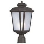 Maxim - Maxim Radcliffe 1-Light Medium Outdoor Post 3340WFBO - Black Oxide - A classical, traditional style finished in a rustic Black Oxide finish with Weathered Frost glass is sure to add elegance to your home's exterior. Available in both incandescent and fluorescent versions with an source to consider.
