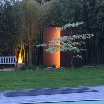 Brise vue en corten