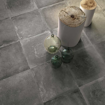 Concrete effect tiles - Backstage
