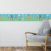 GB90031g8 Forest Animals Peel and Stick Wallpaper Border 8in Height x 15ft