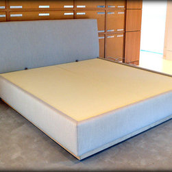 Custom Designer Fabric Platform Bed - Platform Beds