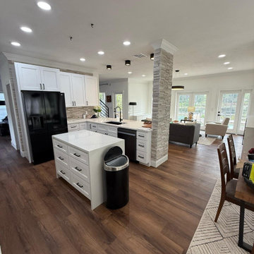 **Complete Kitchen, Flooring, Complete Stair Case and Trim
