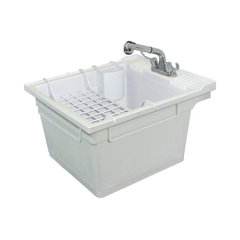50 Most Por Utility Sinks For 2018 Houzz Samson Gray Wall Mounted Laundry Tub With Faucet 22 38 X26 X14 Utility Sinks