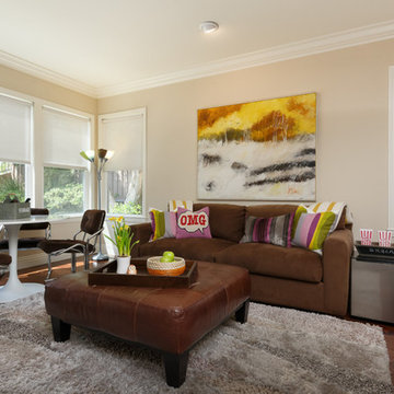 Transitional Family Room