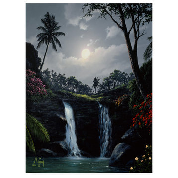 "Waterfall 1" by Anthony Casay, Canvas Art, 32"x24"
