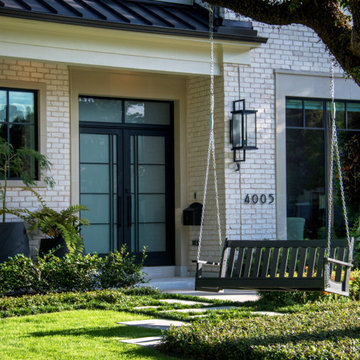 Afton Oaks Modern Swimming Pool and Landscape Design