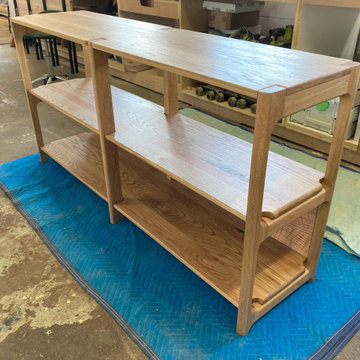 Tv console bookshelf