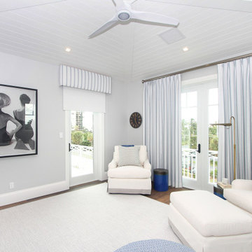 Modern Home Office with Integrated Technology