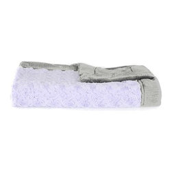 Lavender Swirl & Gray Lush Blanket - Products