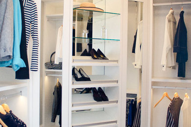 Inspiration for a contemporary storage and wardrobe in Louisville.