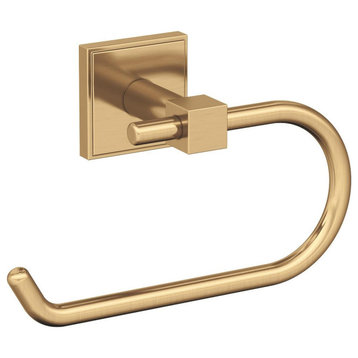 Amerock Appoint Traditional Single Post Toilet Paper Holder, Champagne Bronze