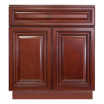 Cherryville Vanity Sink Base Cabinet, 24"x21"x34.5"