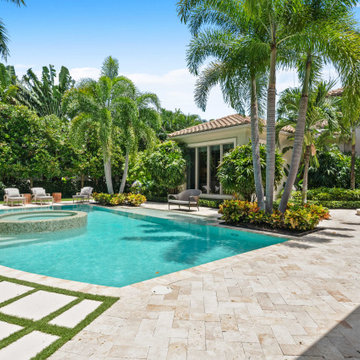 Modern House With Trees and Plants, Modern House, Remodeling Ideas