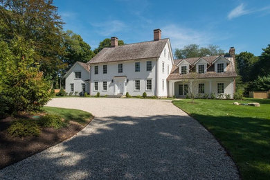 Example of an exterior home design in New York